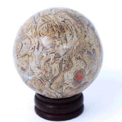 Lot 329 lovely preserved dinosaur bone sphere