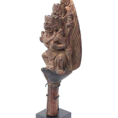 Lot 347 indonesian stacking shaman wood stopper
