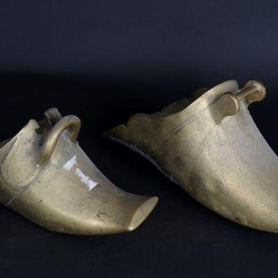 Lot 125 two colonial spanish stirrups