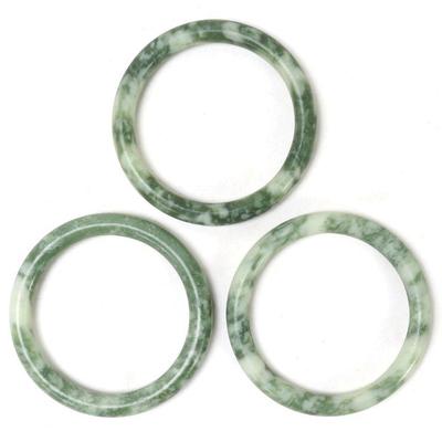 Lot 198 trio of chinese marble stone bangles