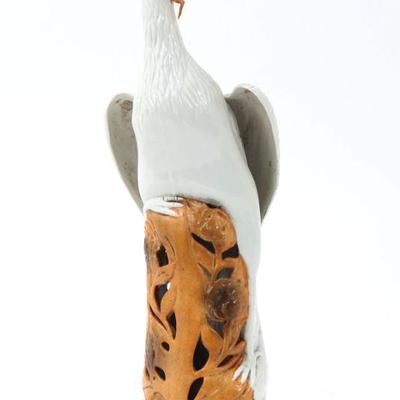 Lot 369 chinese porcelain pheonix statue