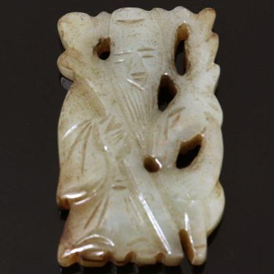 Lot 173 chinese miniature plaque of han xiangzi