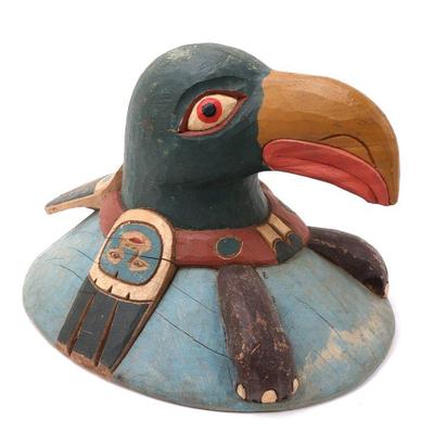 Lot 2 20th century n w. coast indian tribal hat