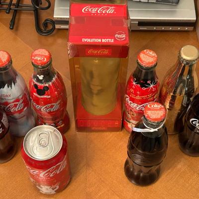 Assorted Collectible Coca-Cola Bottles 