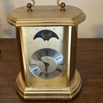 Montreux Moon Phase Carriage Mantle Clock 
