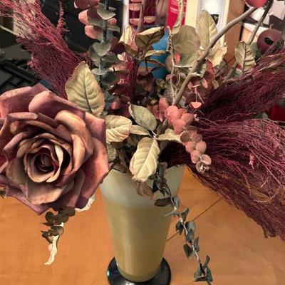 Decorative Flowers in Stylish Vase