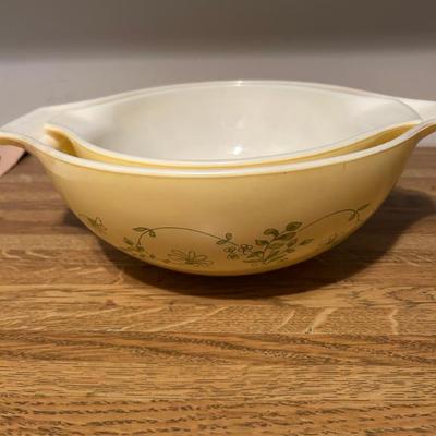 Vintage Pyrex Shenandoah Cinderella Mixing Nesting Bowls 