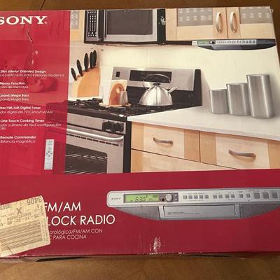 Sony Under Cabinet CD Clock Radio 