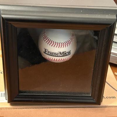 Baseball Display Shadow Box 