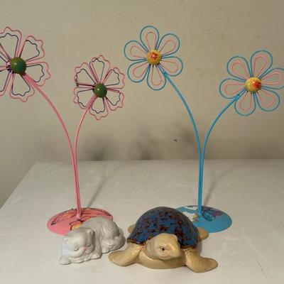 Assorted Indoor Decor - Animals and Flowers 