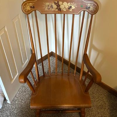 Vintage Wooden Rocking Chair