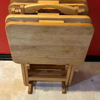 Folding TV Tray Set