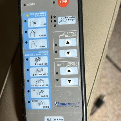 Human Touch Massage Chair w/ Remote