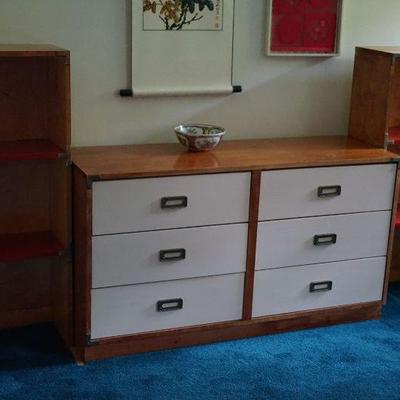Formica finish front bureaus 
