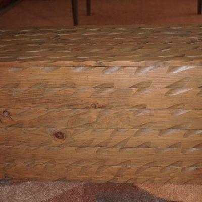 This is a chip carved chest from? very unique 