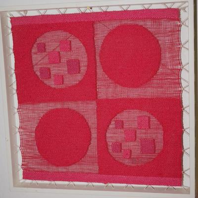 Abstract fabric art