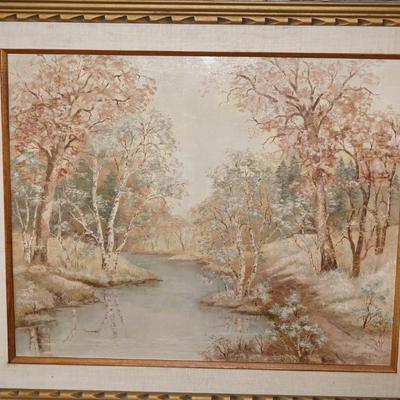 oil on canvas signed lower right,  IButchli for Irene Butchli Wisconsin  artist this painting is from the 1960's 