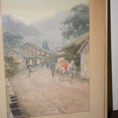 Japanese watercolor. consigned from the Knutzen collection Unknown artist. Early 20th century 