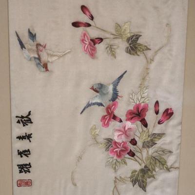 embroidery on silk 