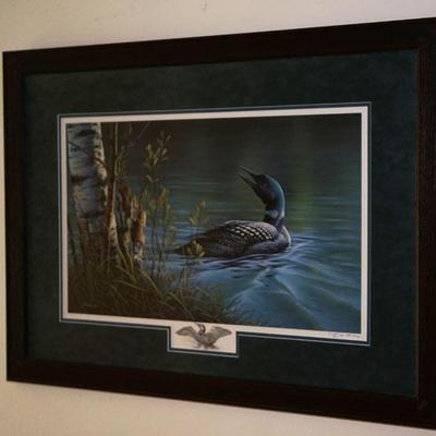 Signed in Pencil lower right and very nicely framed large print by Don Moore 