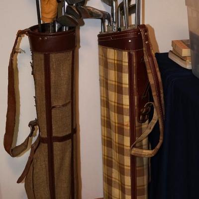 Two sets of MCM golf sets . Check out the plaid bag!
consigned from the Knutzen collection 