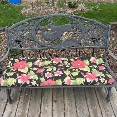 Outdoor Metal Bench