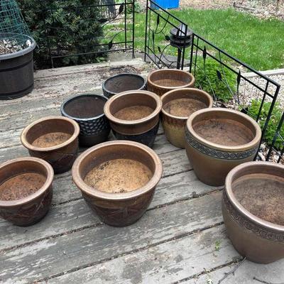 Outdoor Ceramic Garden Pots