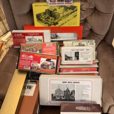 Model Train Parts and Buildings 
