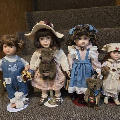 Boyds Porcelain Dolls Collection 