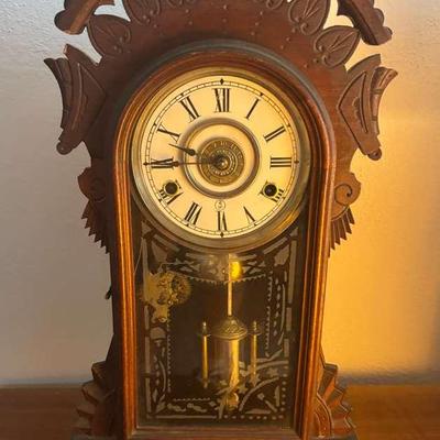 Vintage wooden clock