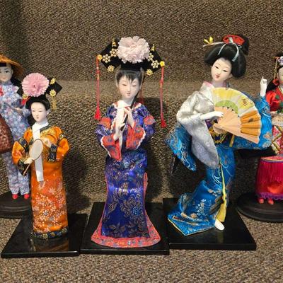 Vintage Geisha Figures 