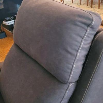 Microfiber recliner 