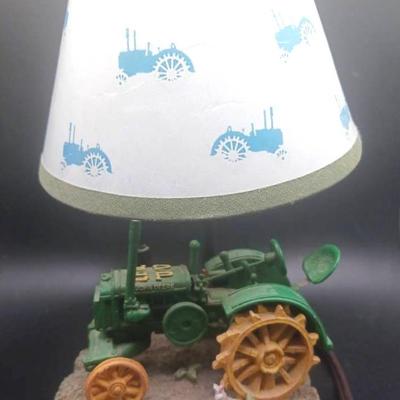 John Deere Tractor Themed Lamp