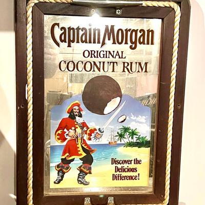 Captain Morgan Coconut Rum Bar Sign