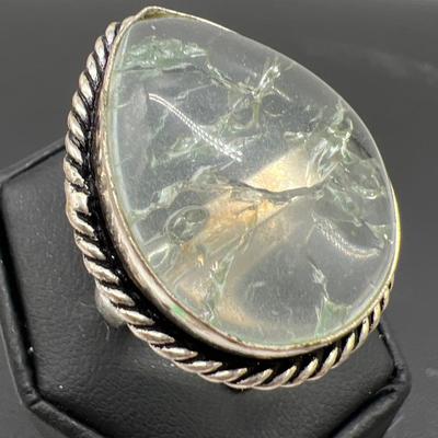 Sterling Silver Ring — Size 8
