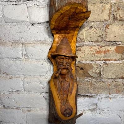 Hand Carved Wood -Bob Wndy 81