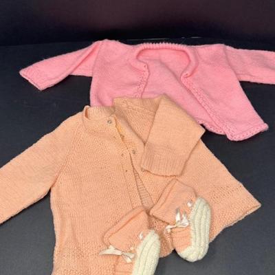 Vintage Knit Baby Items