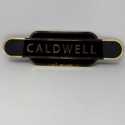 Caldwell Sign-handmade in England