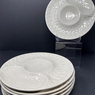 Vintage Portugal Secia Artichoke Plates(7)