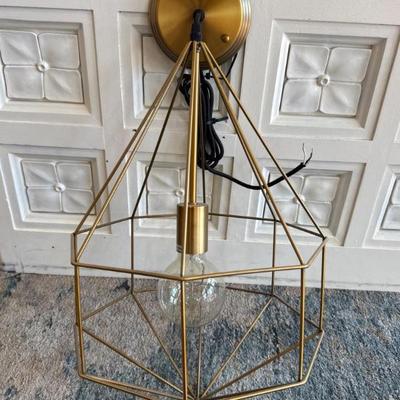 Gold light fixture