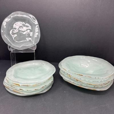 Annieglass Appetizer Plates and Bowls