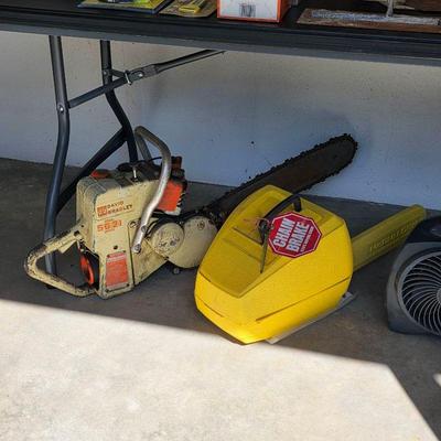 Gas powered chainsaws