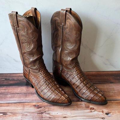 Exotic cowboy boots