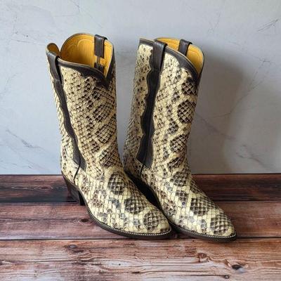 Exotic cowboy boots