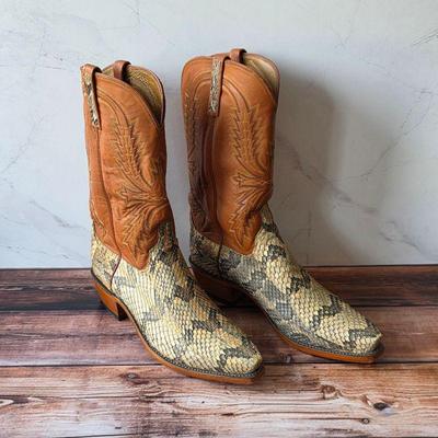 Exotic cowboy boots