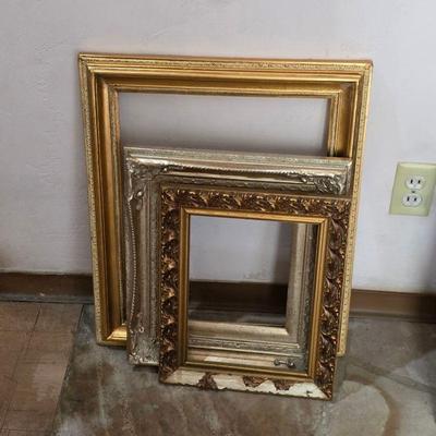 Vintage gold picture frames