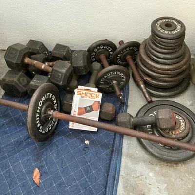 Sports Authority Weights And Barbell