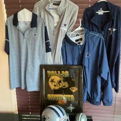 Dallas Cowboys Shirts, Jackets, Clock And Helmet