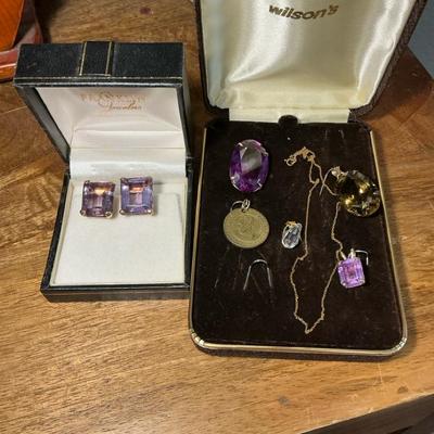Large Crystal Pendants & Earrings