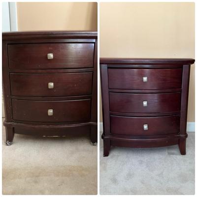 Pair Of Matching Wooden Side Tables